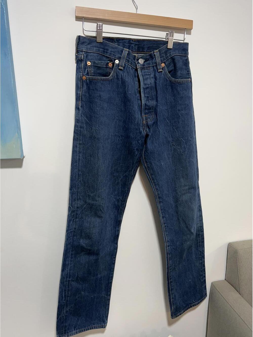 Dark Levi 501 W30 L32 Jeans